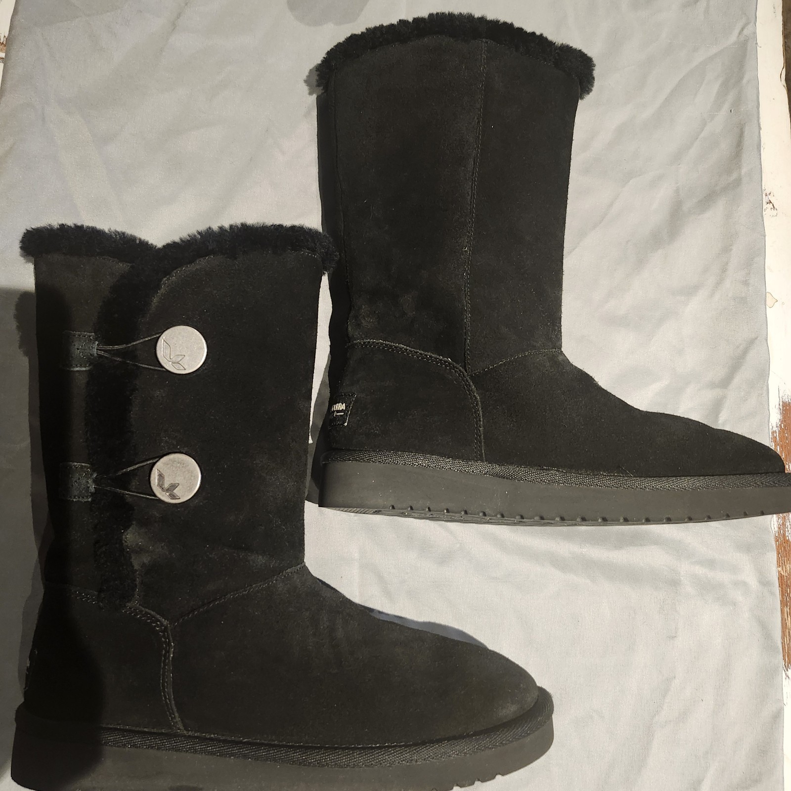 Koolaburra By UGG Boots Women’s Size 6 Kinslei Tall Winter 1096409 Black