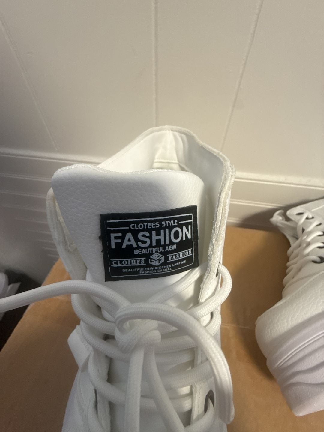 Evolutions High Top Fashion Ankle Boots in White