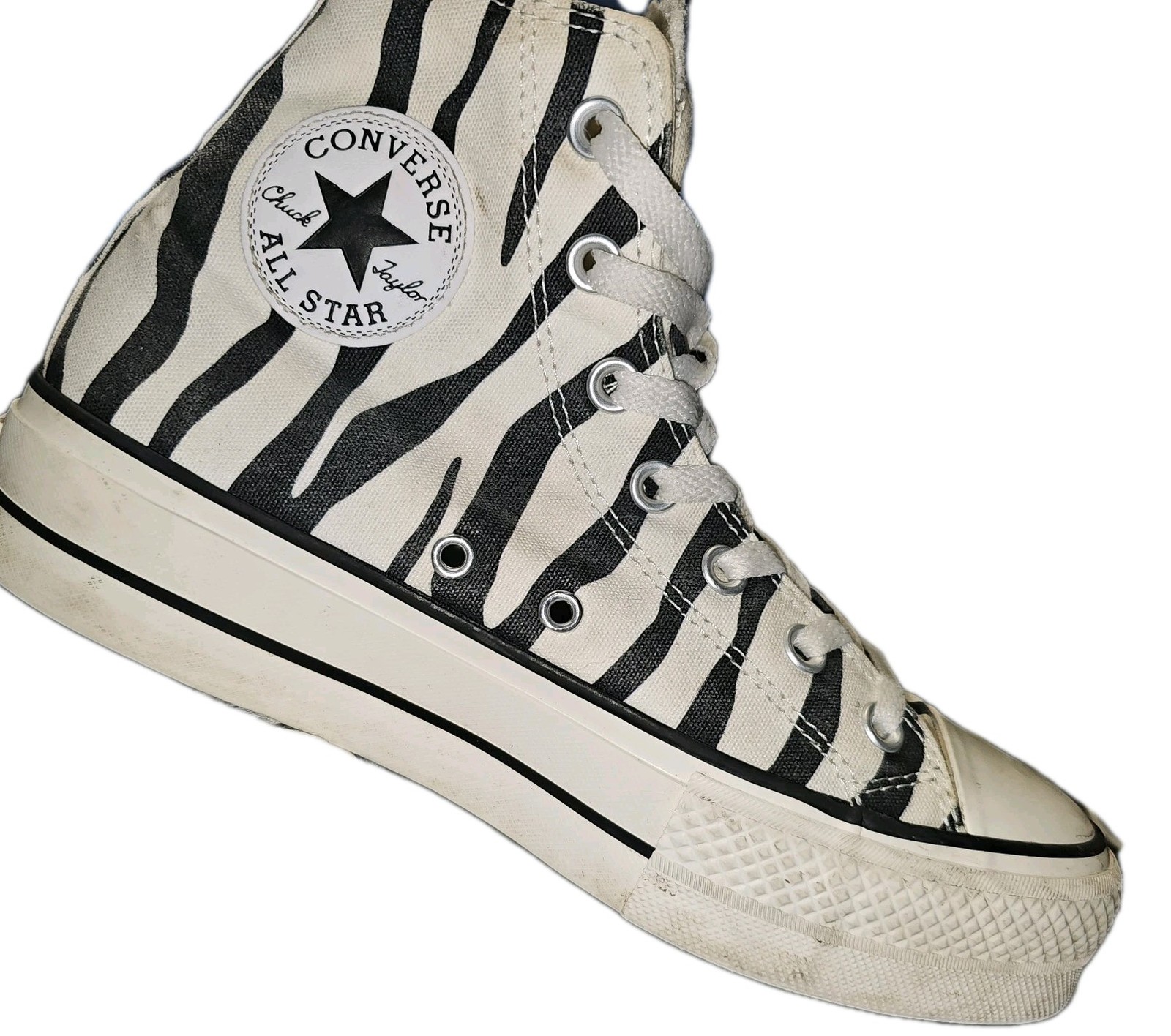 Converse Zebra Print Chuck Taylor All Stars Men 6 Women 8