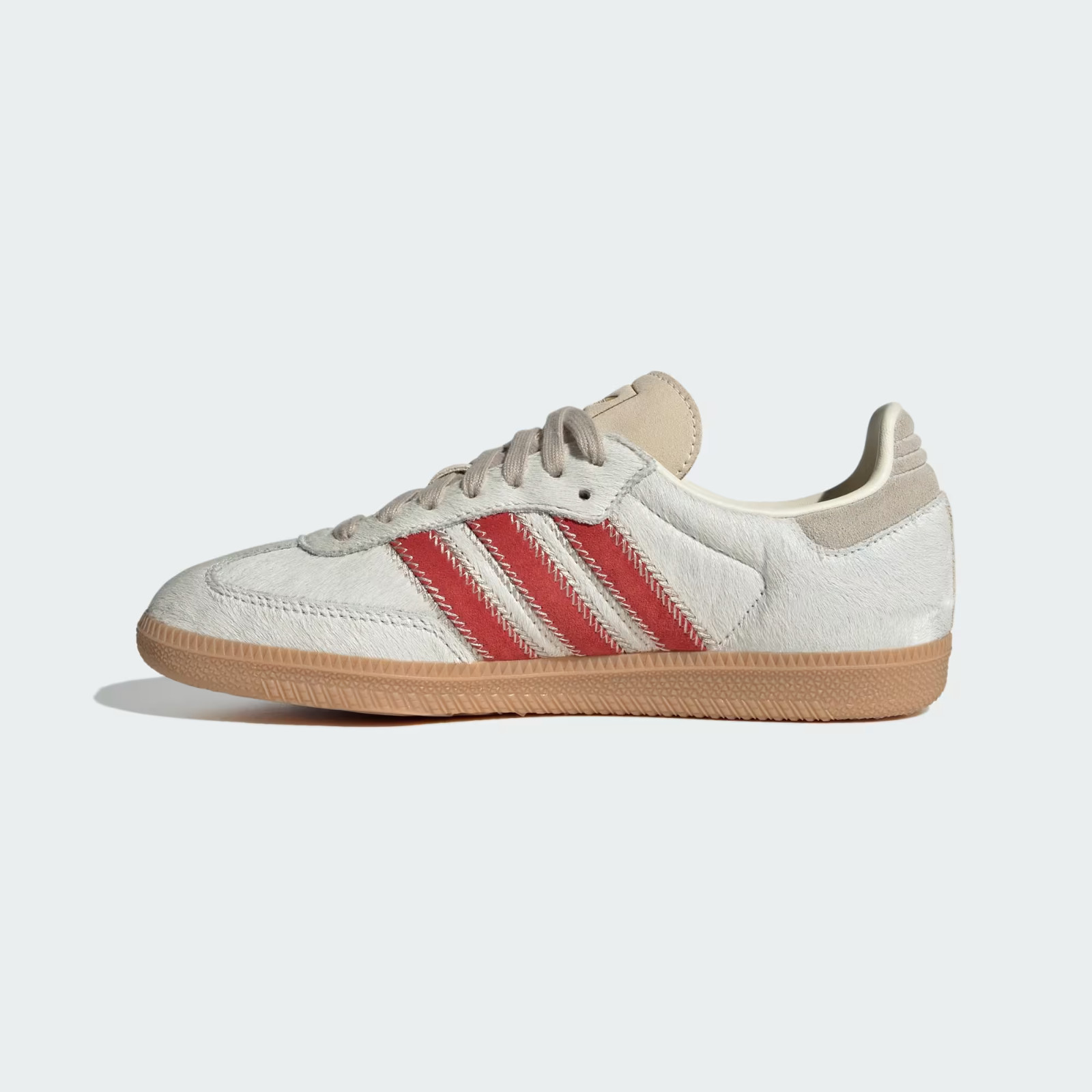 JS3935 adidas Originals Samba OG Wonder Beige Cream White Better Scarle (Women’s
