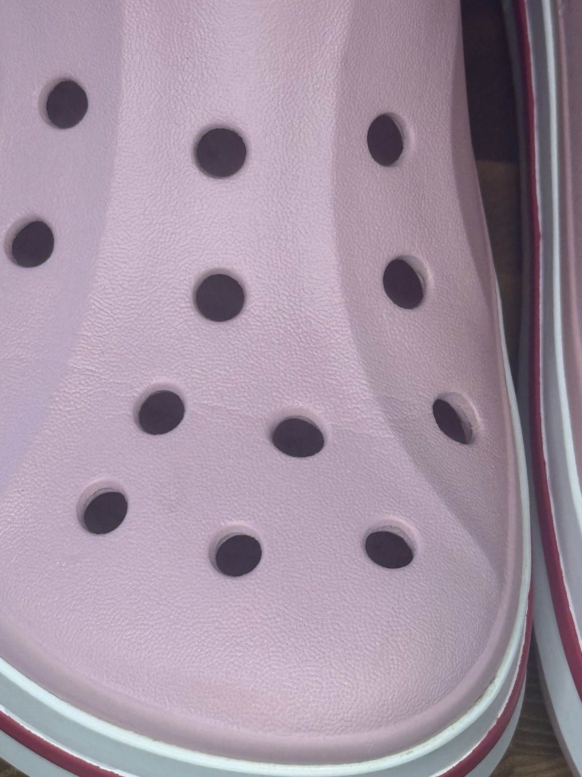 Crocs Crocband Classic Clogs Women’s Size 6 Pink Slip On Comfort Shoes EUC