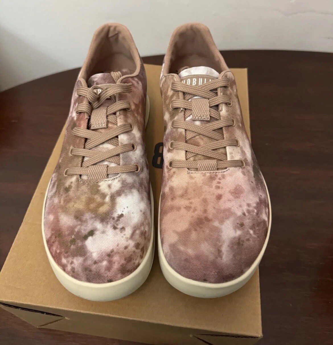 NOBULL Tie Dye Canvas Trainers Dusty Rose Pink Womens Sz 9 Mens Sz 7.5 Sneakers