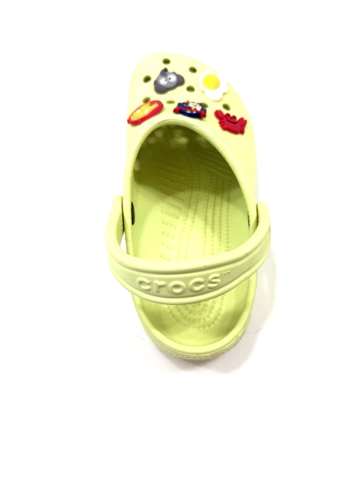 Crocs Classic Clog Slip On Clogs Lemon Yellow Unisex Men 5 Women 6.5 / 3D Charms
