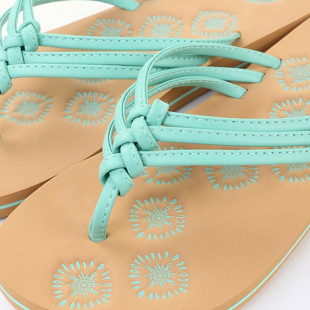 Aerusi Women Fashion Summer Beach Swimming Pool Sandals Outdoor Flip Flops 7-10