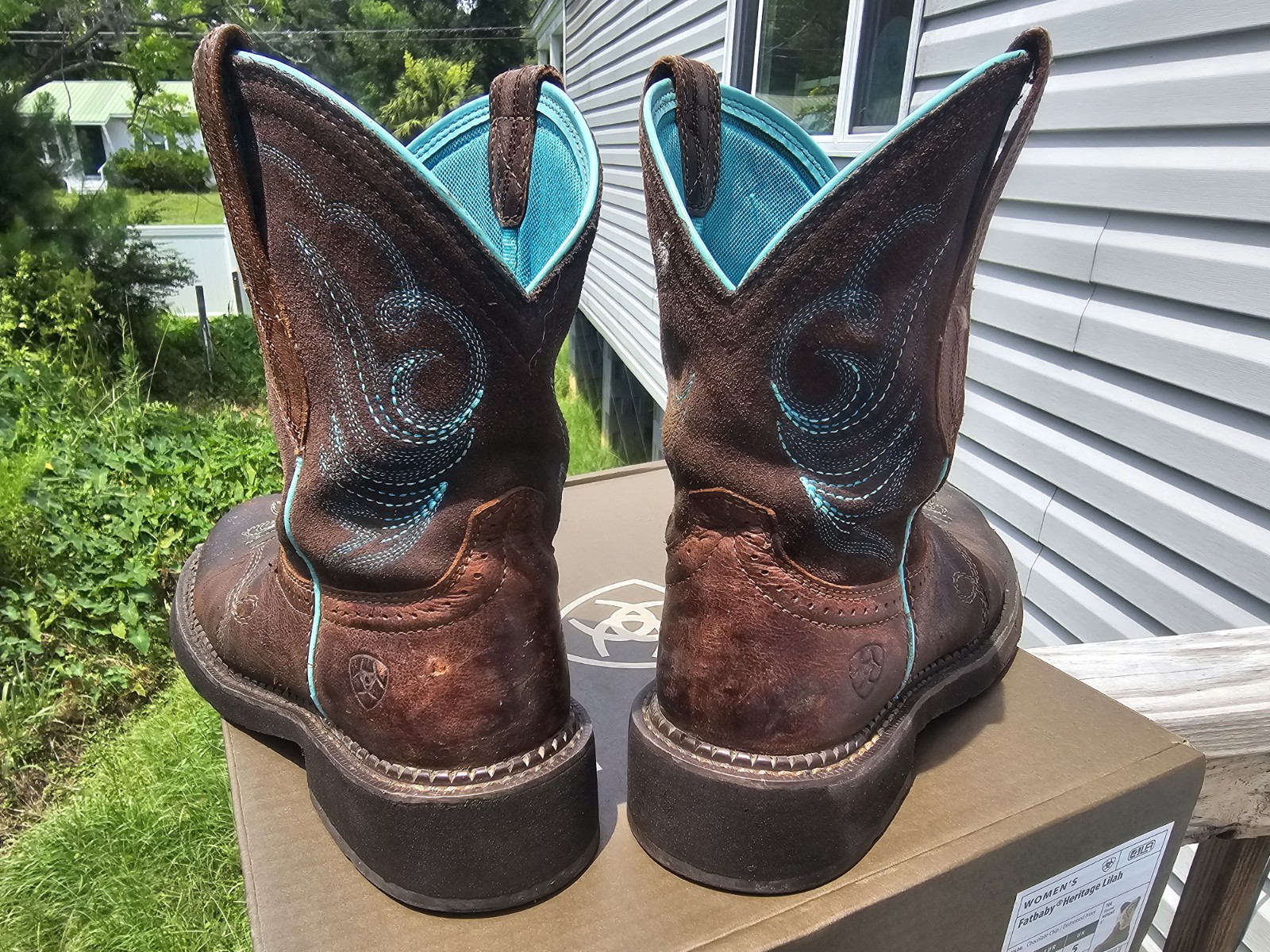 Sz 7 Ariat Fatbaby Women’s Leather Boots