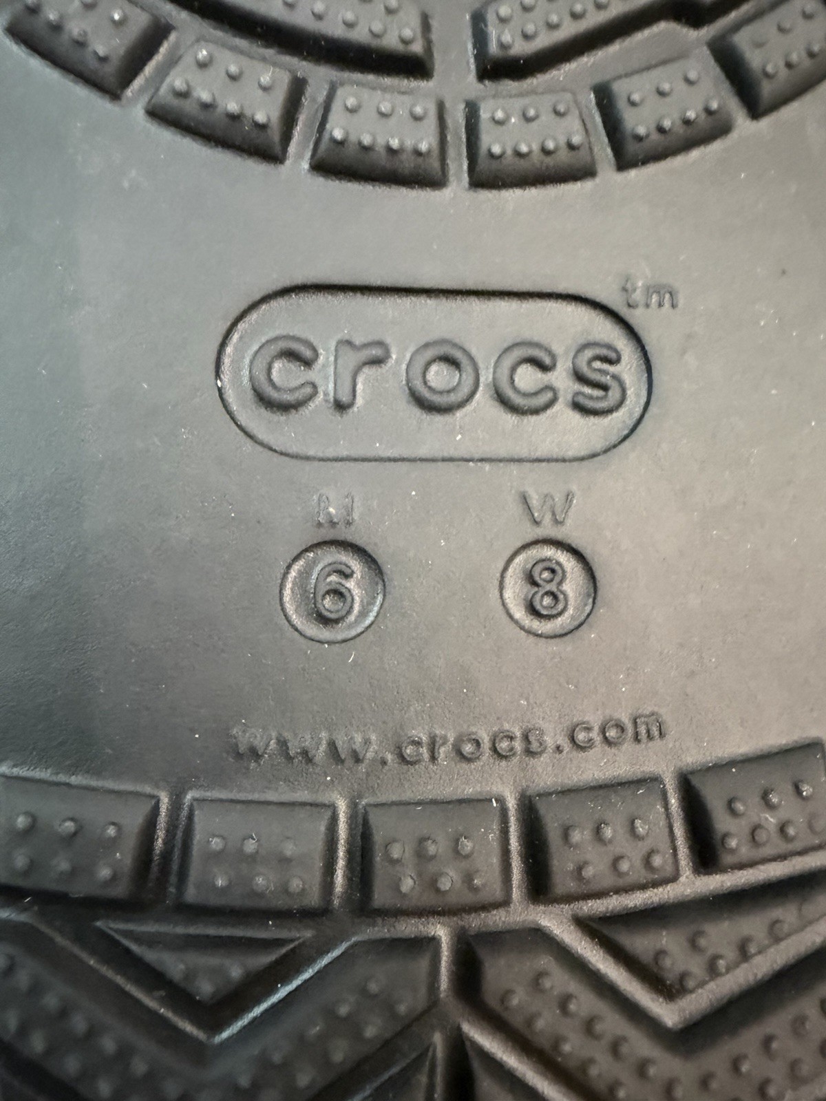 Crocs Unisex Classic Clogs Ultra Light Slip-On Bayaband Black White W8 / M6