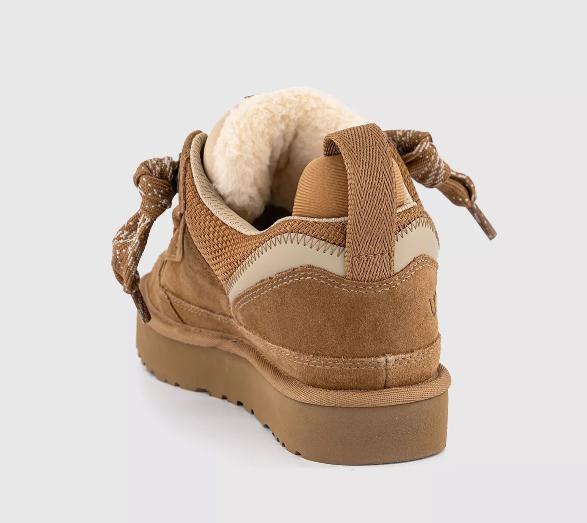 NIB 100% UGG Brand Women’s Comfy Lowmel Fashion Shoes Sneakers Chestnut 1144032