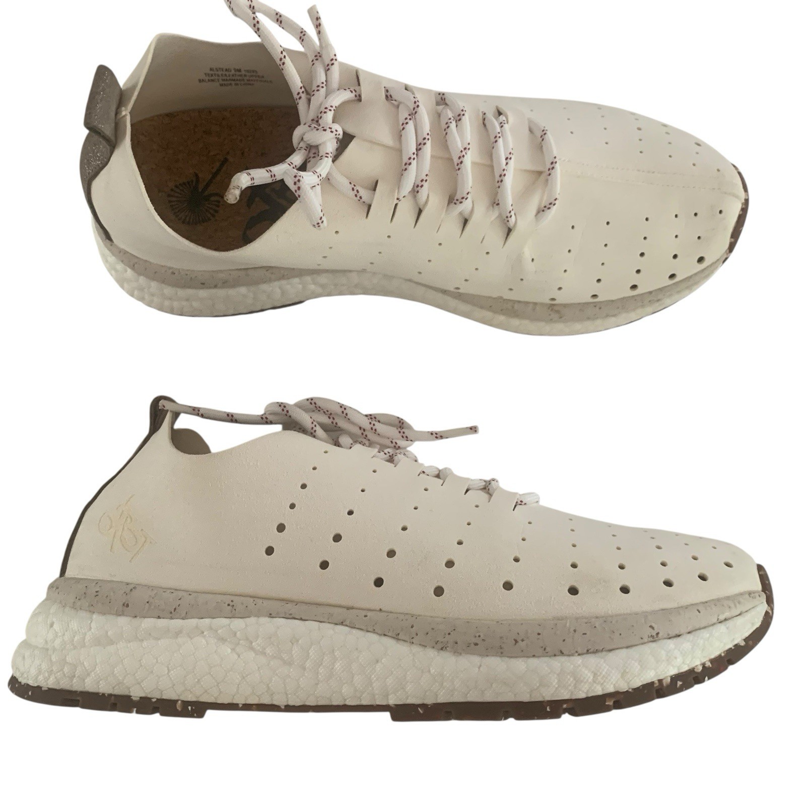 OTBT Off the Beaten Track Alstead Chamois Sneakers Women’s 9M Lightweight Cream