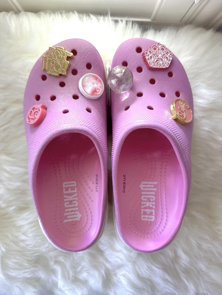 NWT Crocs X Wicked Glinda Siren Clog ‘Pink’ – 211005 FAST SHIP W8/M6 size 38-39