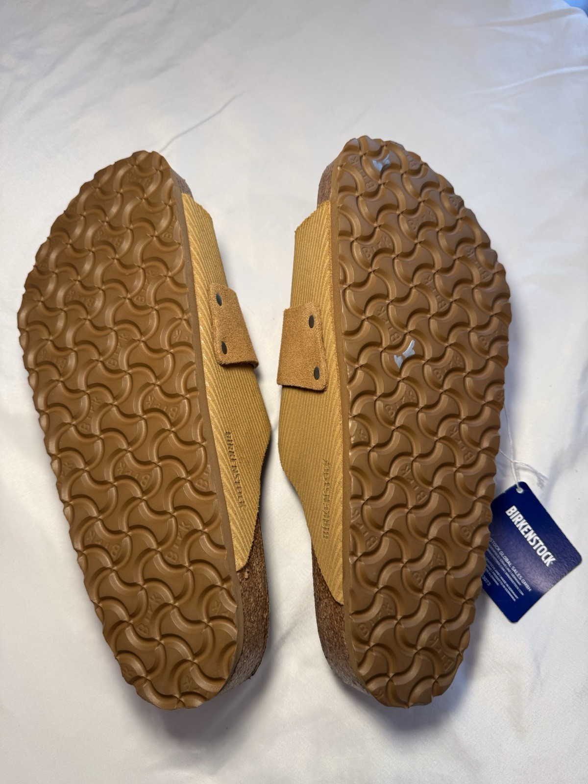 Birkenstock Kyoto Suede Embossed Sandal Men’s Size EU-43 US-10 10.5 NWOB