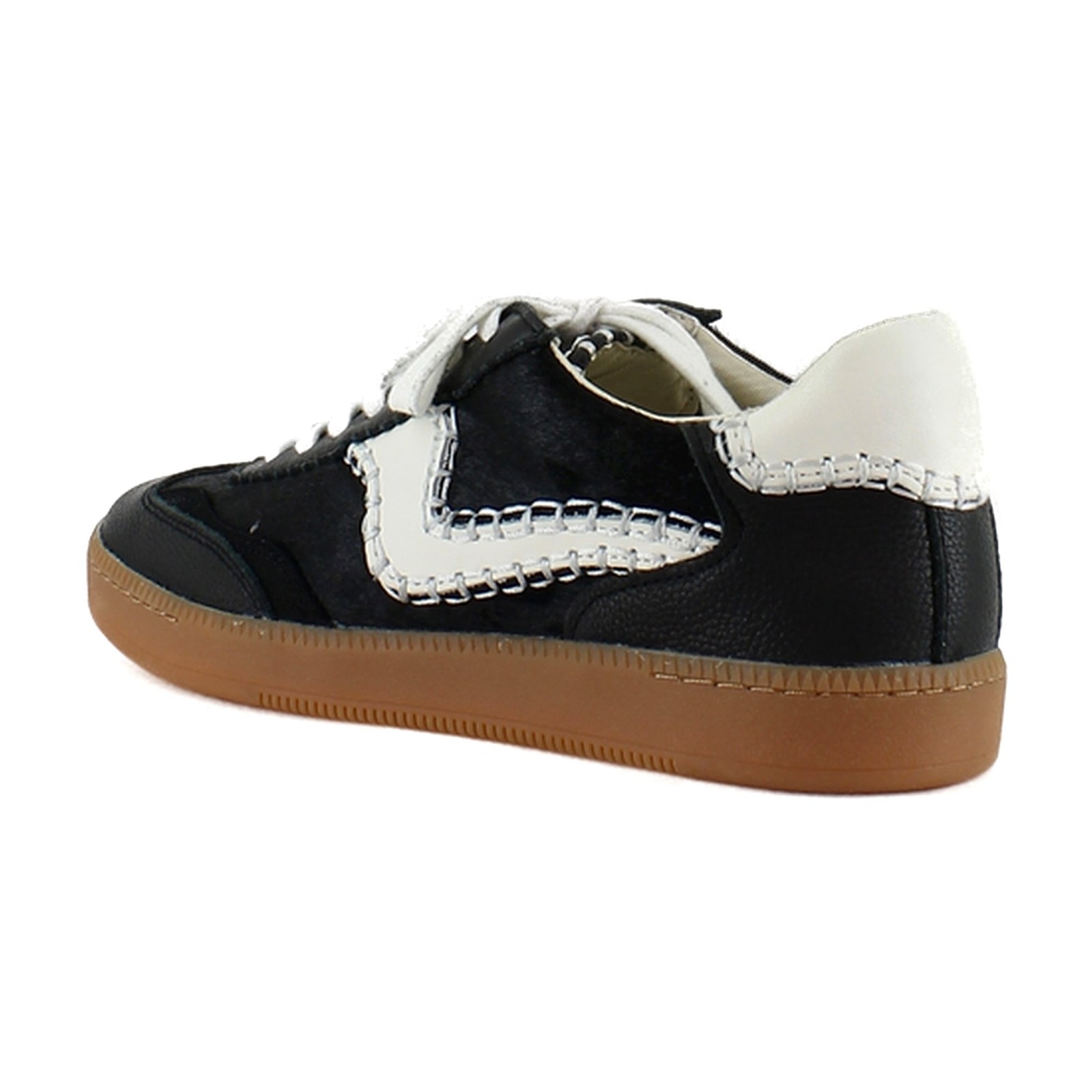 Dolce Vita Notice Stitch Womens Fashion Sneakers Leopard Multi