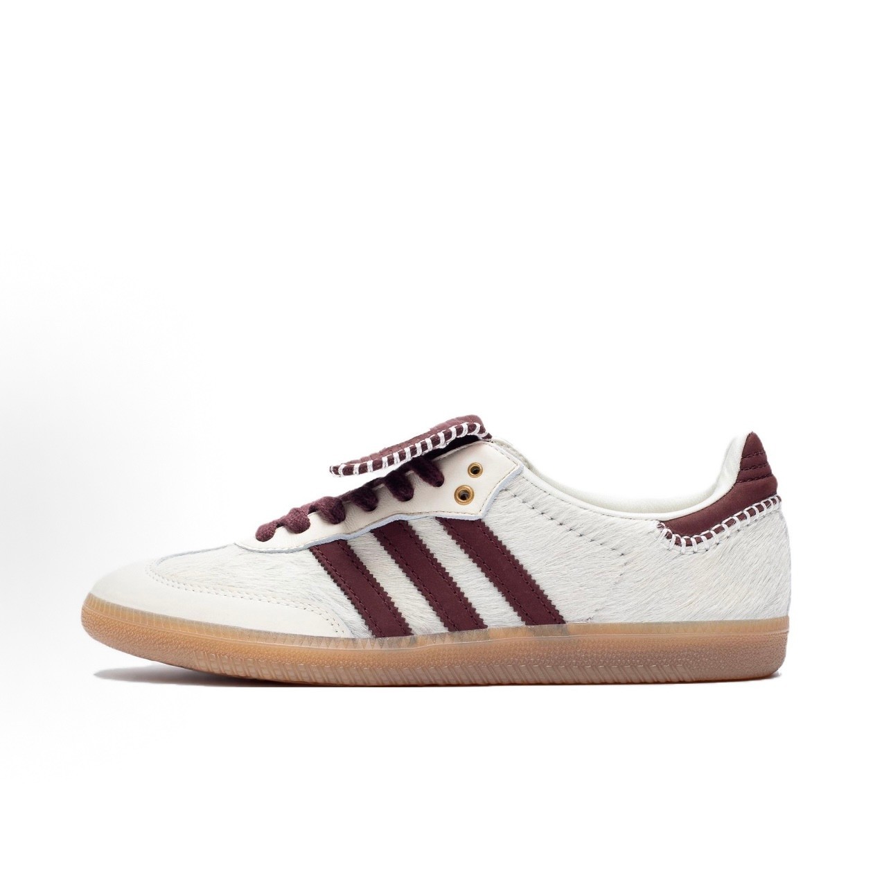 Unisex Wales Bonner x adidas Originals Black/Brown Sanba Pony Tonal Casual Shoes