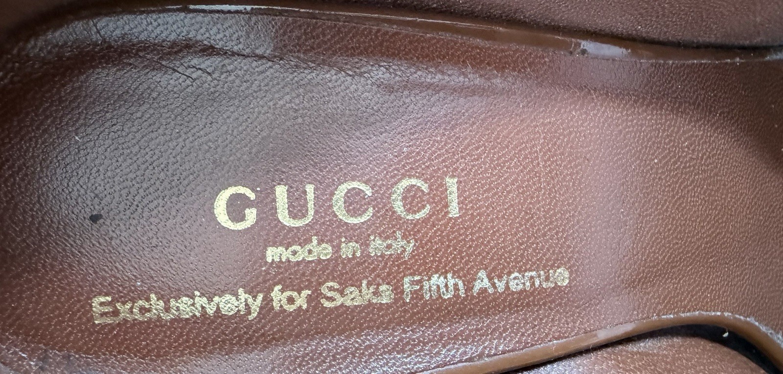 GUCCI Brown Leather High Heels Pumps Size 37/US 7