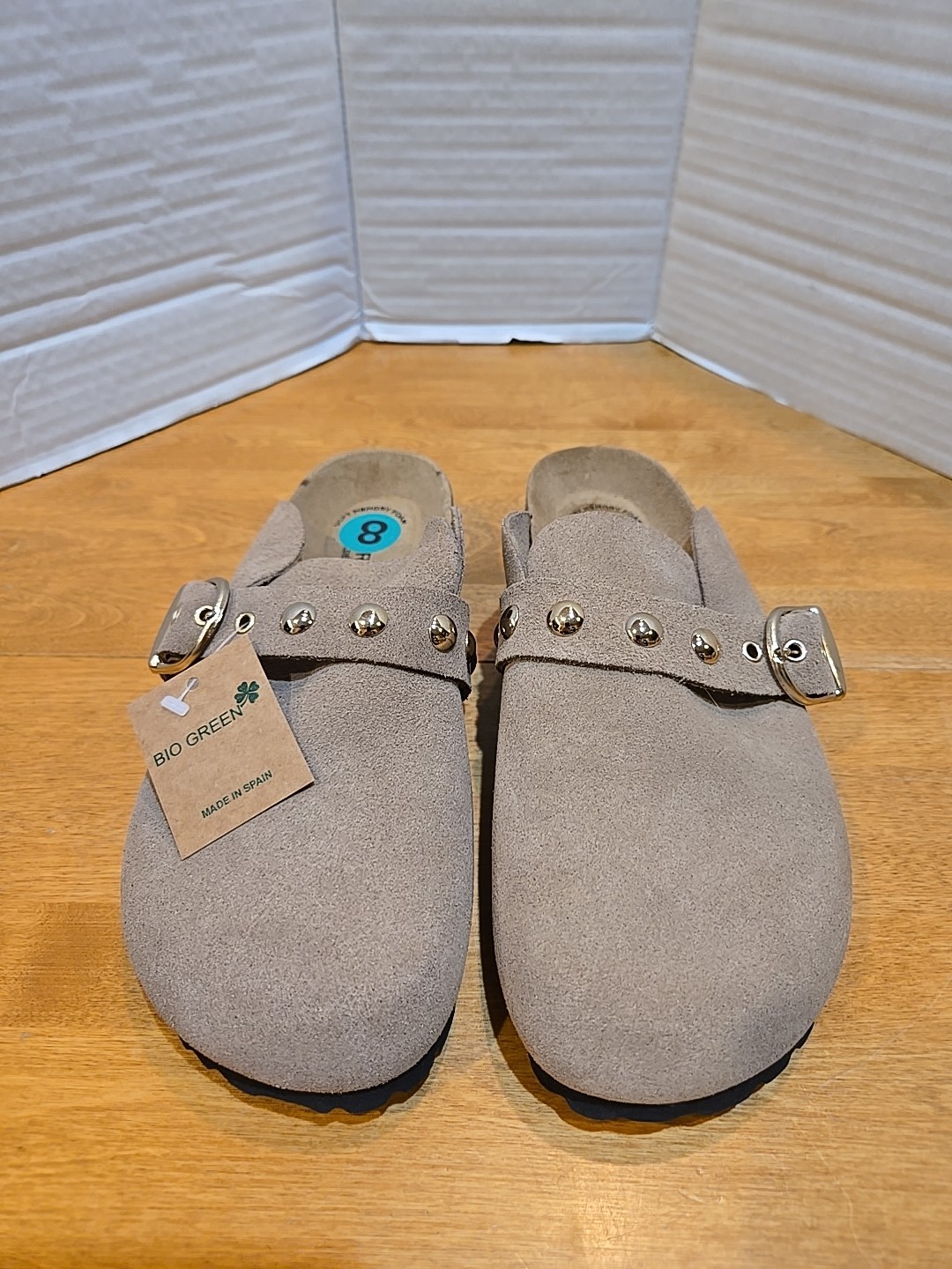 Bio Green Leather Sandals Ladies 8/EU 39 Hippy Boho Show Festival Gorpcore
