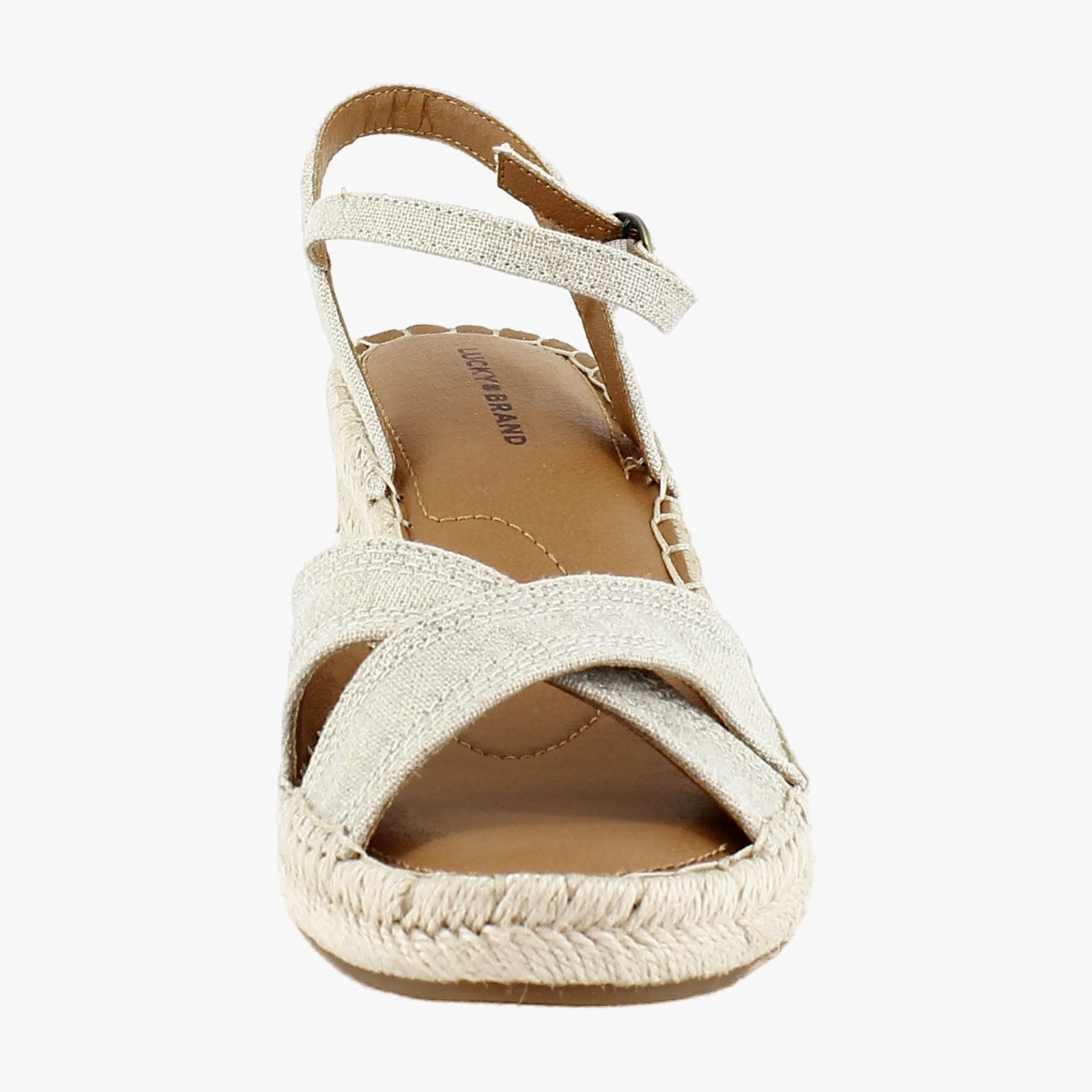 Lucky Brand Candyr Women’s Sandals Natural/Platinum Size 11 M