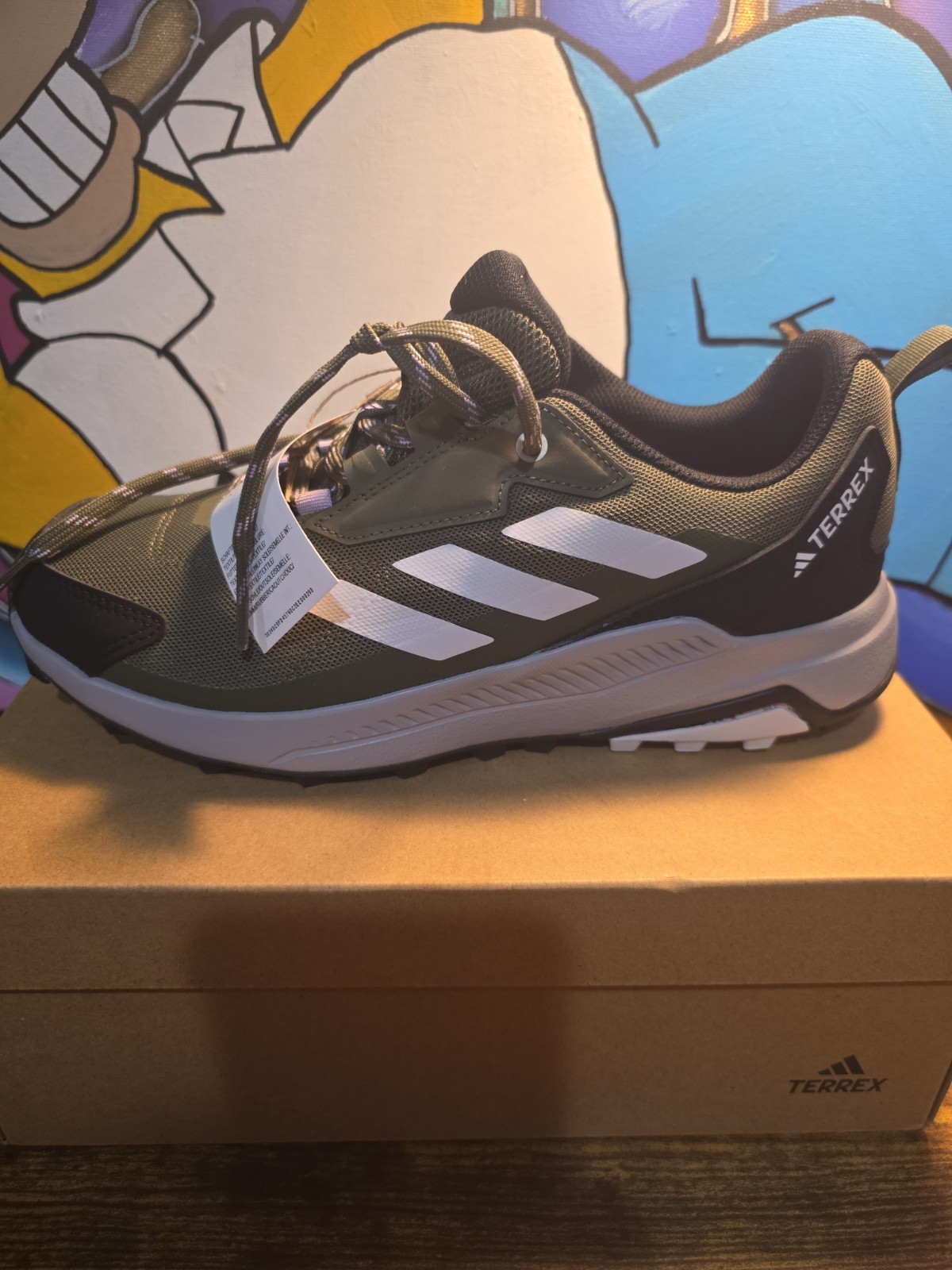 adidas Terrex Anylander Women’s Hiking Shoes Size 9 JQ9955 – NIB – Olive/Black