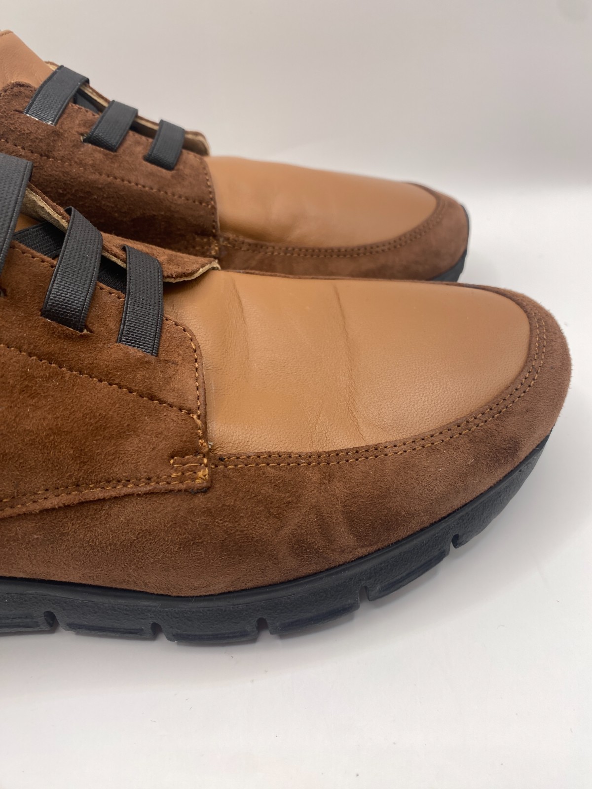 AMALFI BY RANGONI Womens Jill Sneaker In Castagno Cashmere Sz 9.5 M