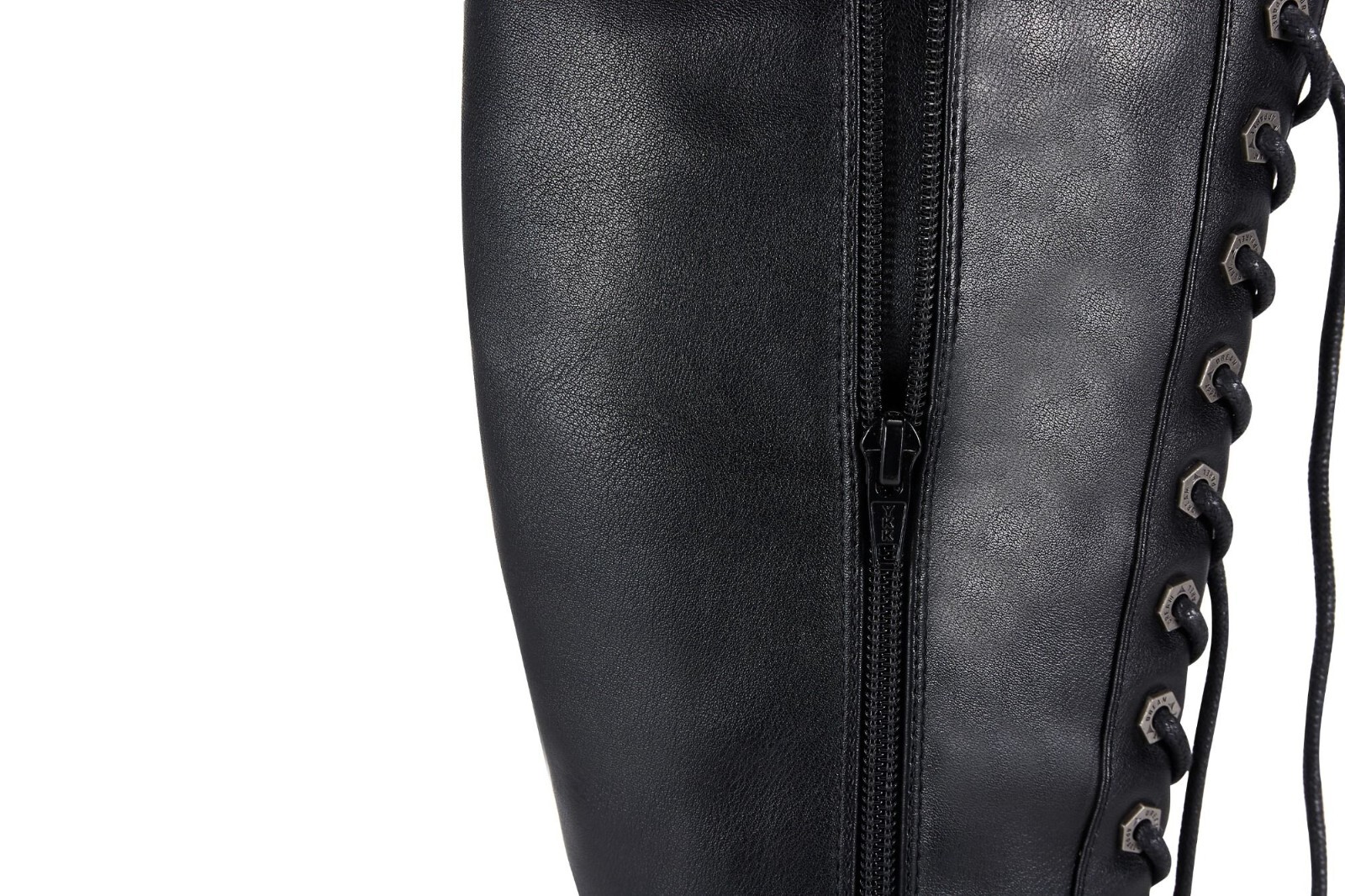 Premium Women’s Genuine leather Boots for Biker Lace up High Biker Boots