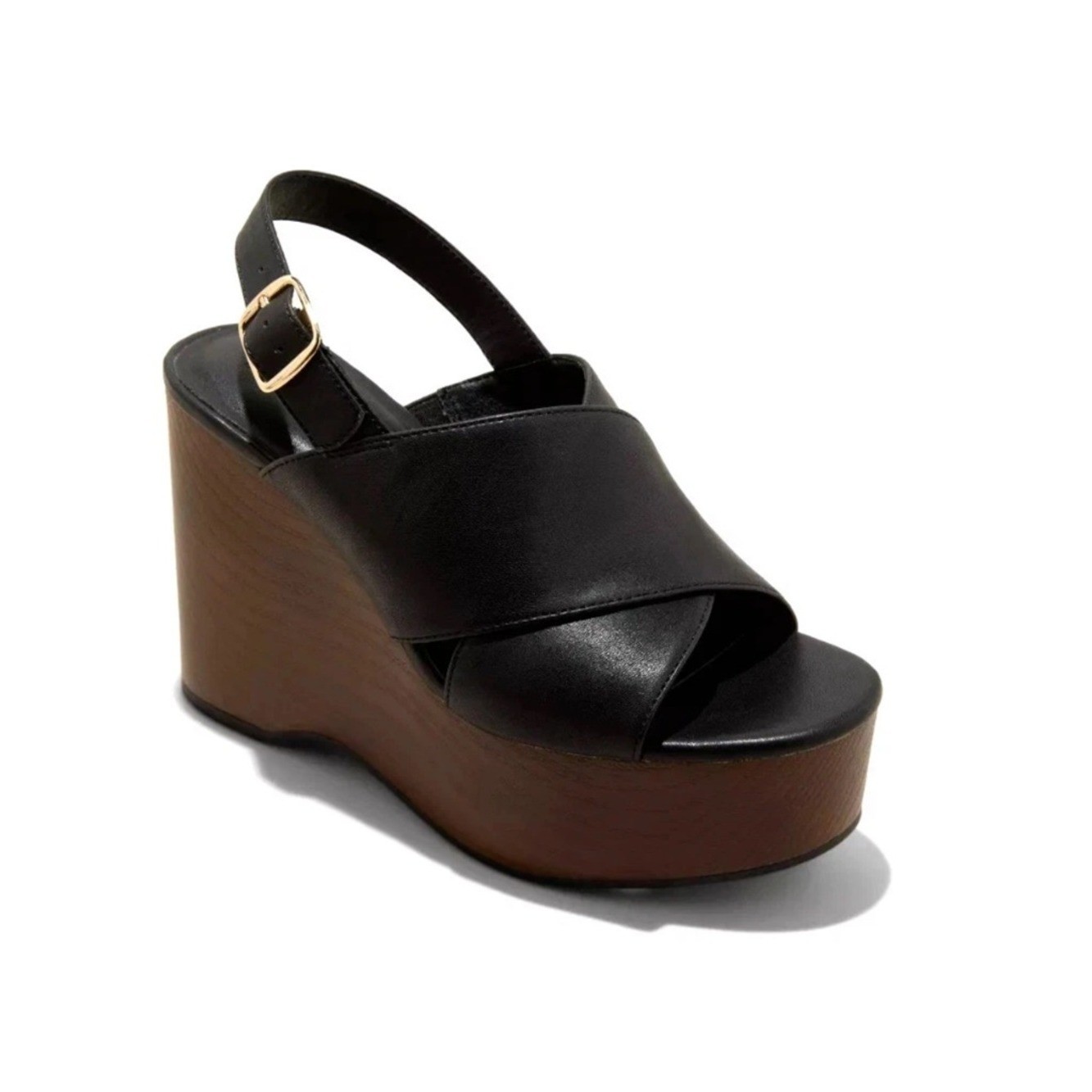 Women’s Naomi Wood Wedge Heels with Memory Foam Insole – Universal Thread™ 8