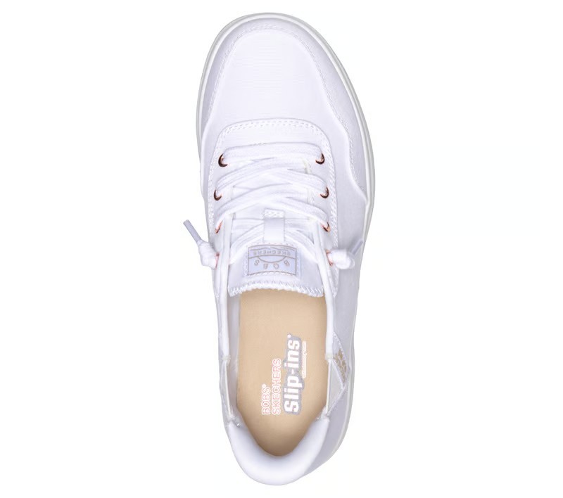 Skechers Slip-ins BOBS Skip Cute Keep It Sweet Women’s Shoes – White