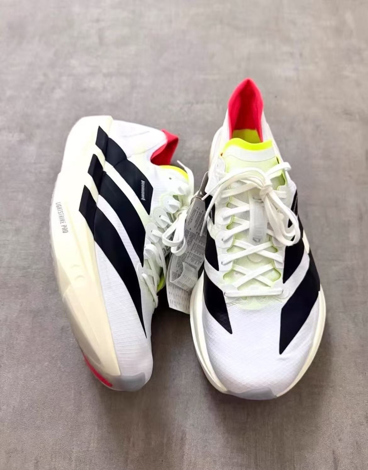 Adidas Adizero Adios Pro 4 White Black Running Shoes Women’s Size
