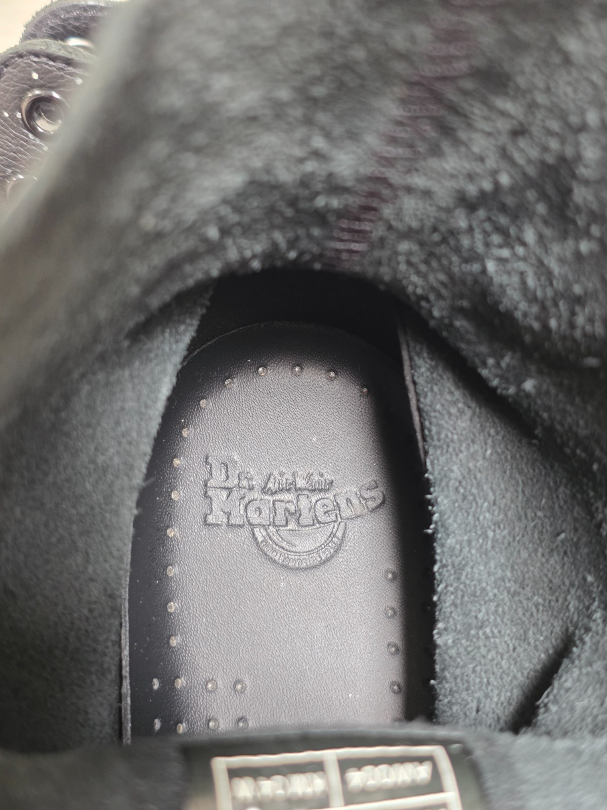Dr. Martens 1460 Pascal Black Virginia Leather Boots Womens Size 7 US Low