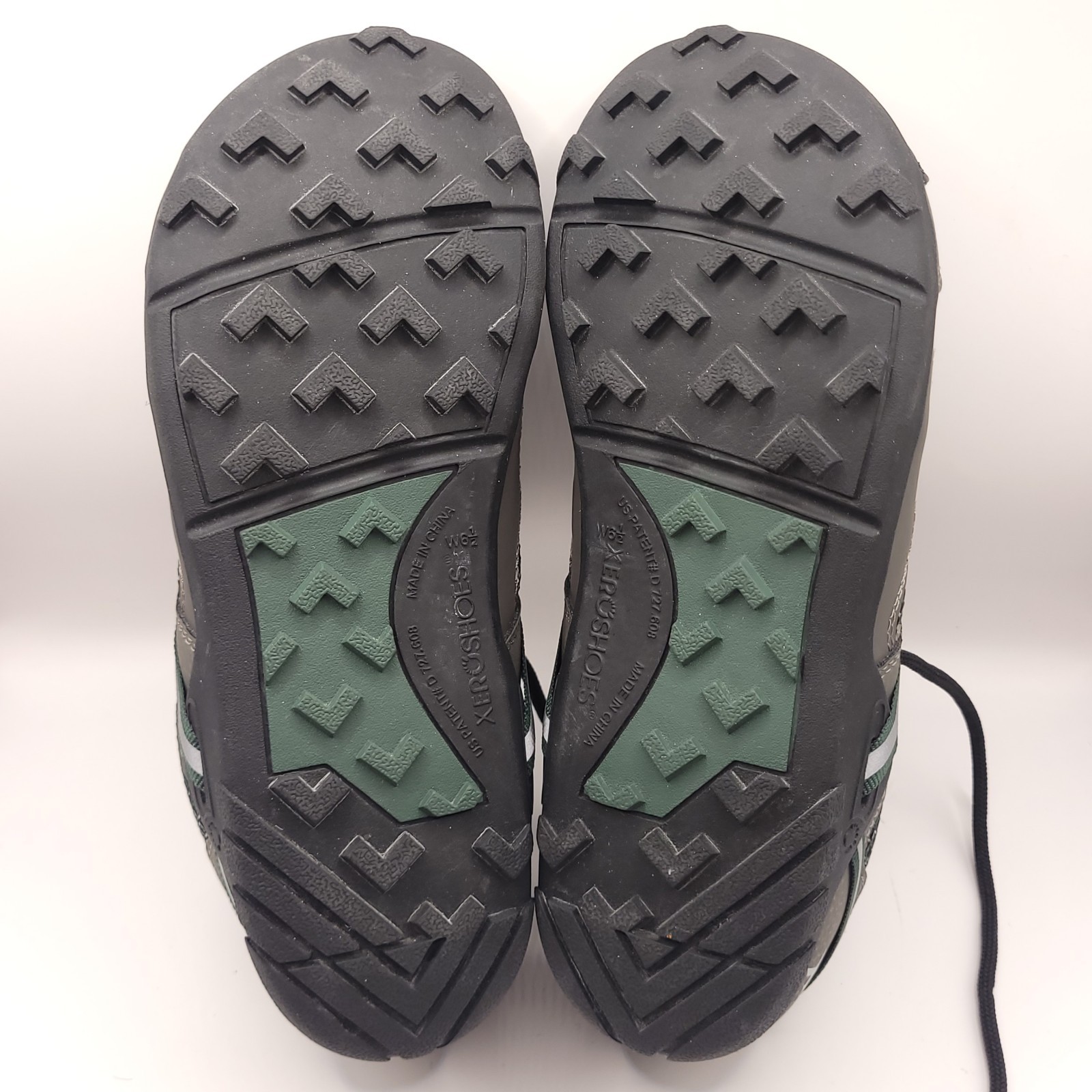 Xero TerraFlex II Womens Size 6.5 Barefoot Running Hiking Shoes Green Gray EUC