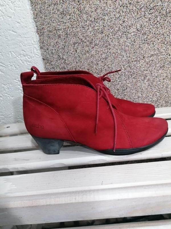 women ark boots red nubuck 39.5