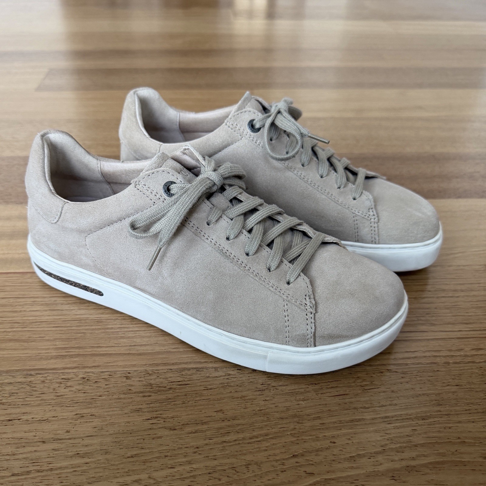 Birkenstock Bend Low Beige Suede Leather Regular/Wide Size 40