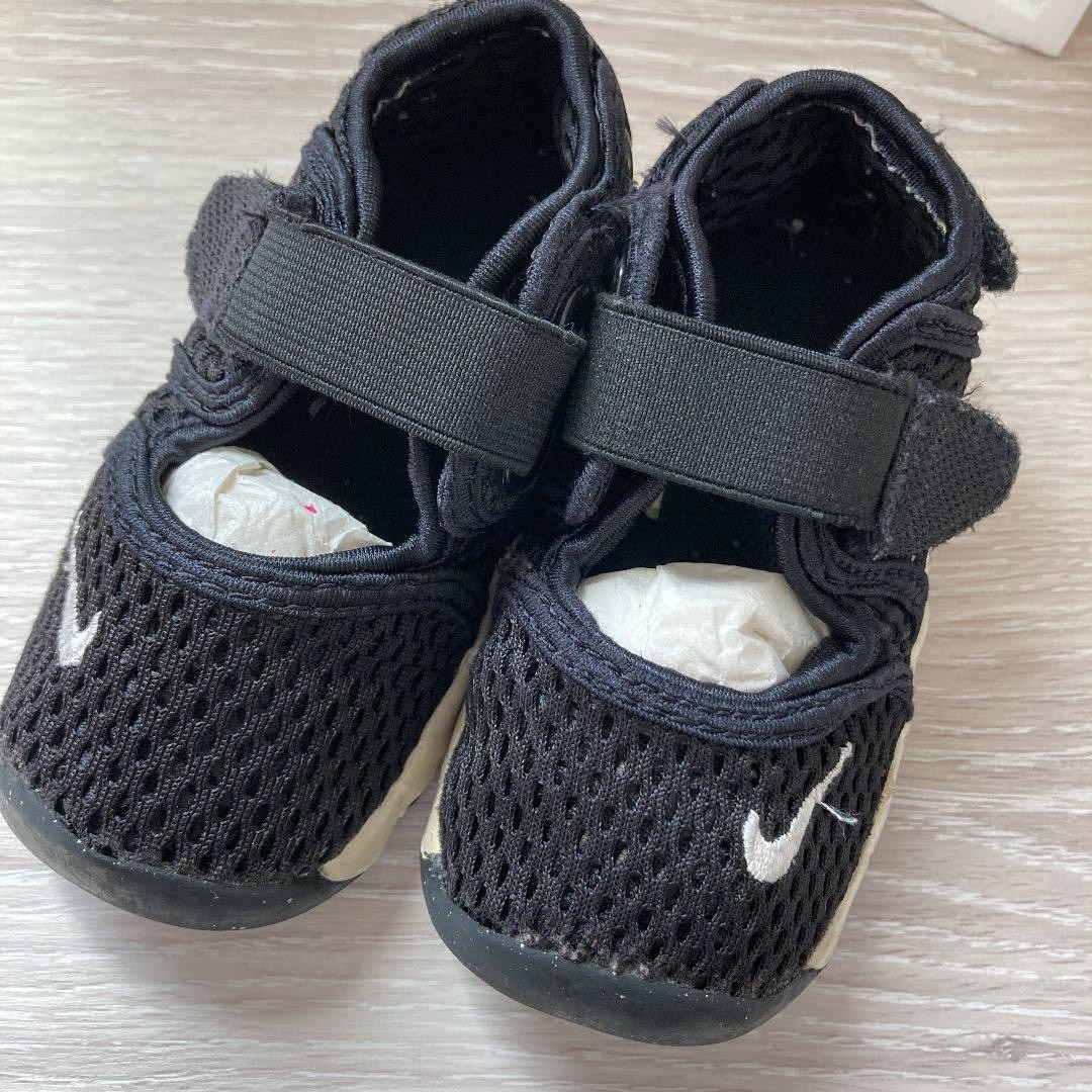 Women 3.0US Nike Air Rift Breeze Black W 12Cm Baby Little Lift Sneaker Original
