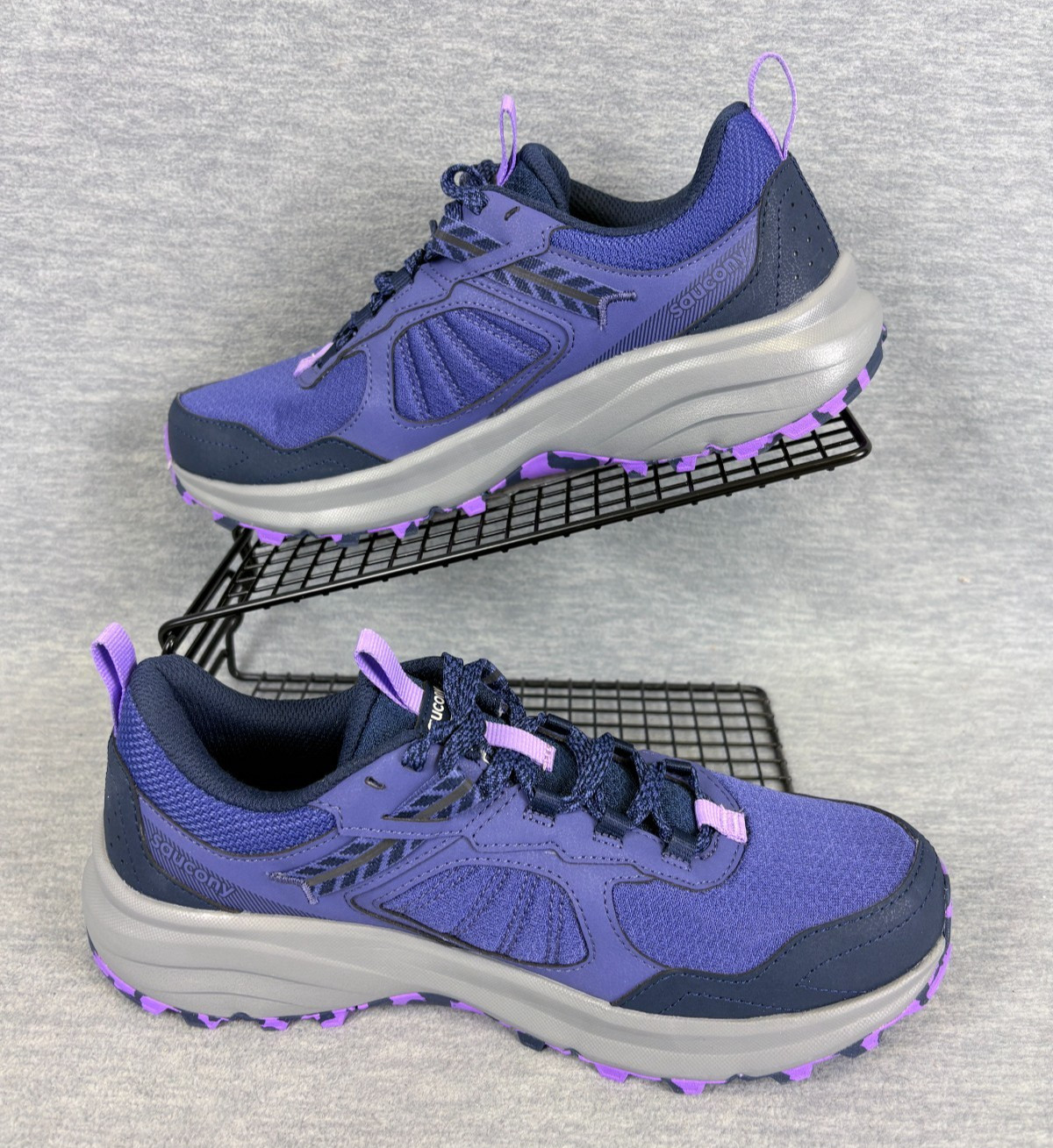 Saucony Excursion TR17 Trail Running Sneakers Womens 9.5 M Marine Blue Purple
