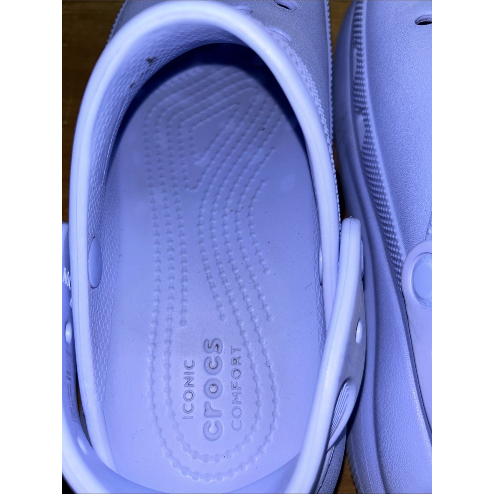 Crocs Platform Clog Lavender Women’s Size 8 Men’s 6 Lightweight Comfort Shoes