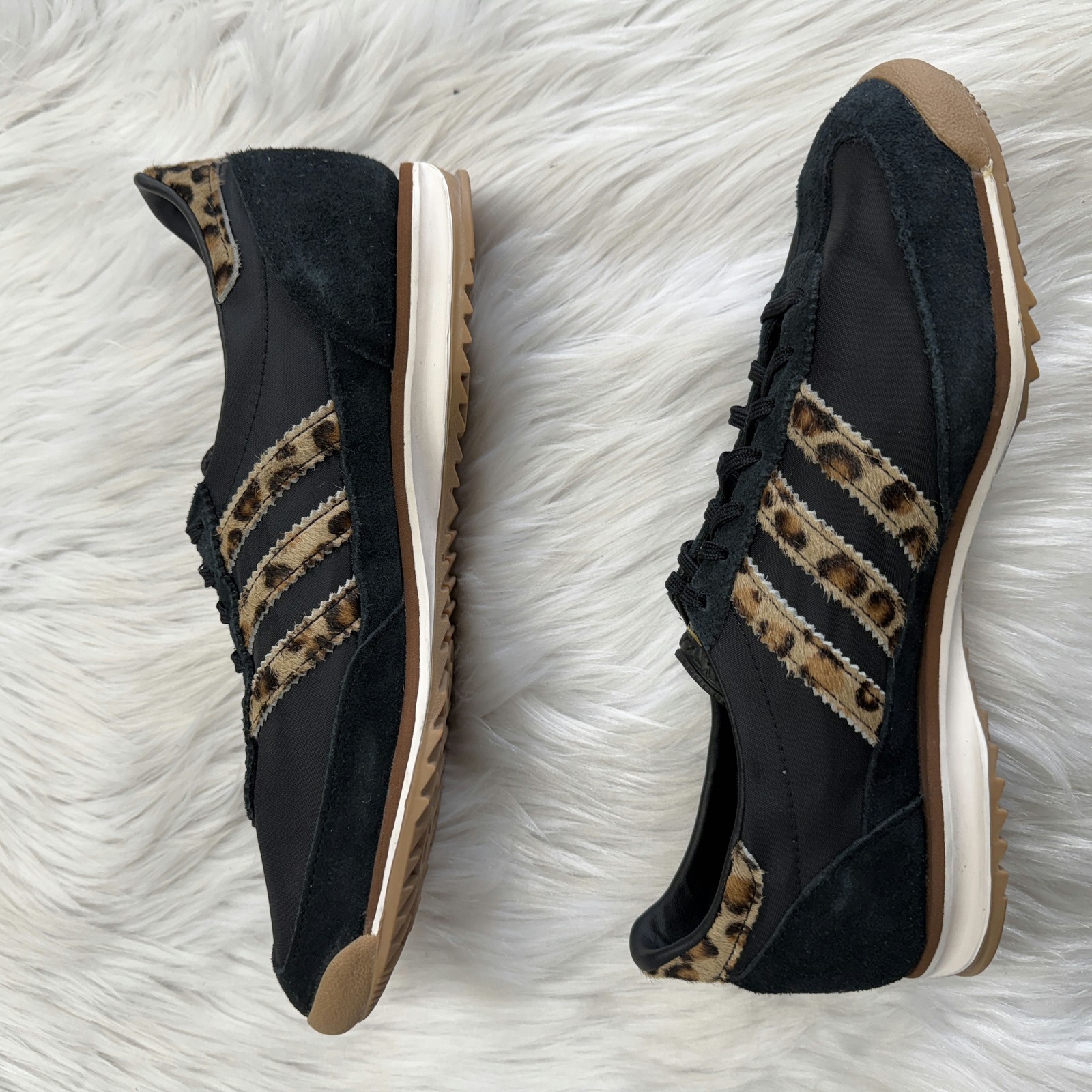 Adidas SL 72 OG Leopard Black Gum Womens JR1640 NEW Multi Sz
