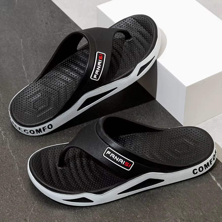 Mens Summer Slippers Non Slip Beach Shoes Flip Flops Sandals Casual