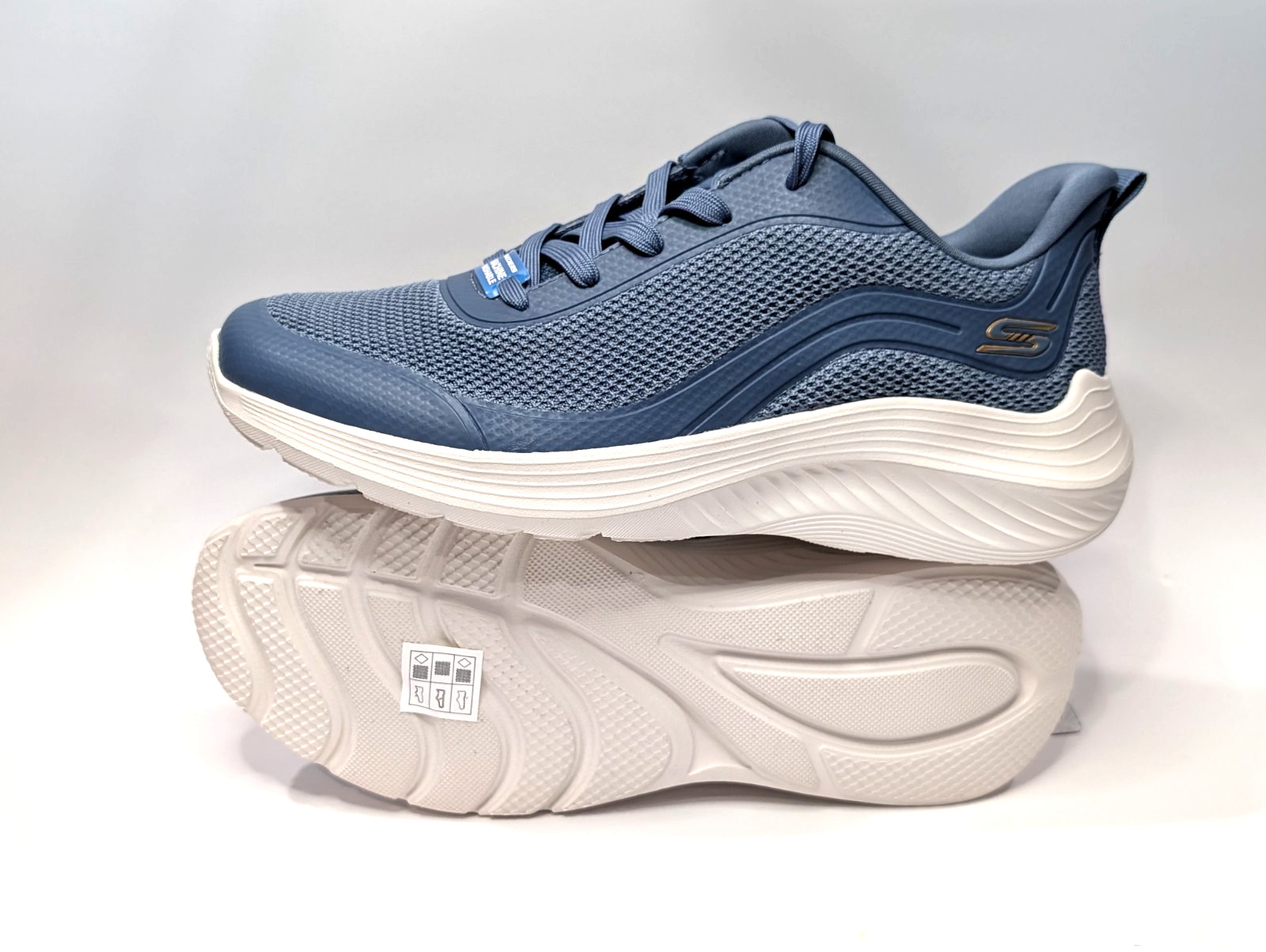BOBS Sport by Skechers Squad Waves Still Wading Slate Women’s Sneakers-Sz 10 NWB