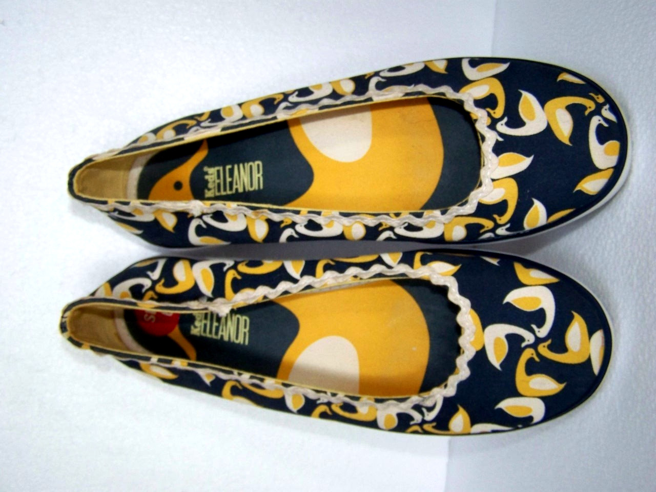KEDS ELEANOR LOW FLAT SLIP ONS WOMEN’S SHOES BLUE YELLOW DUCK SIZE 6M NEW CUTE