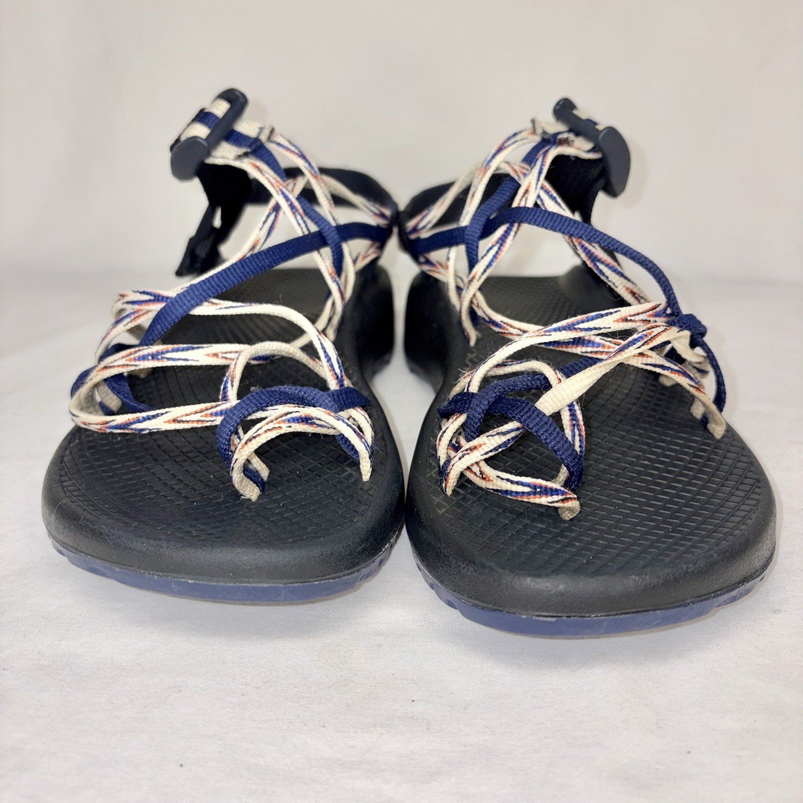 Chaco Classic Womens Sandals 6 US Red White Blue Beach Outdoor Strappy