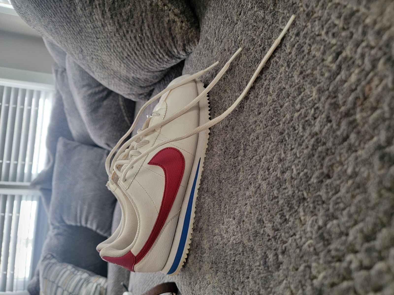 Size 7 – Nike Classic Cortez White Red