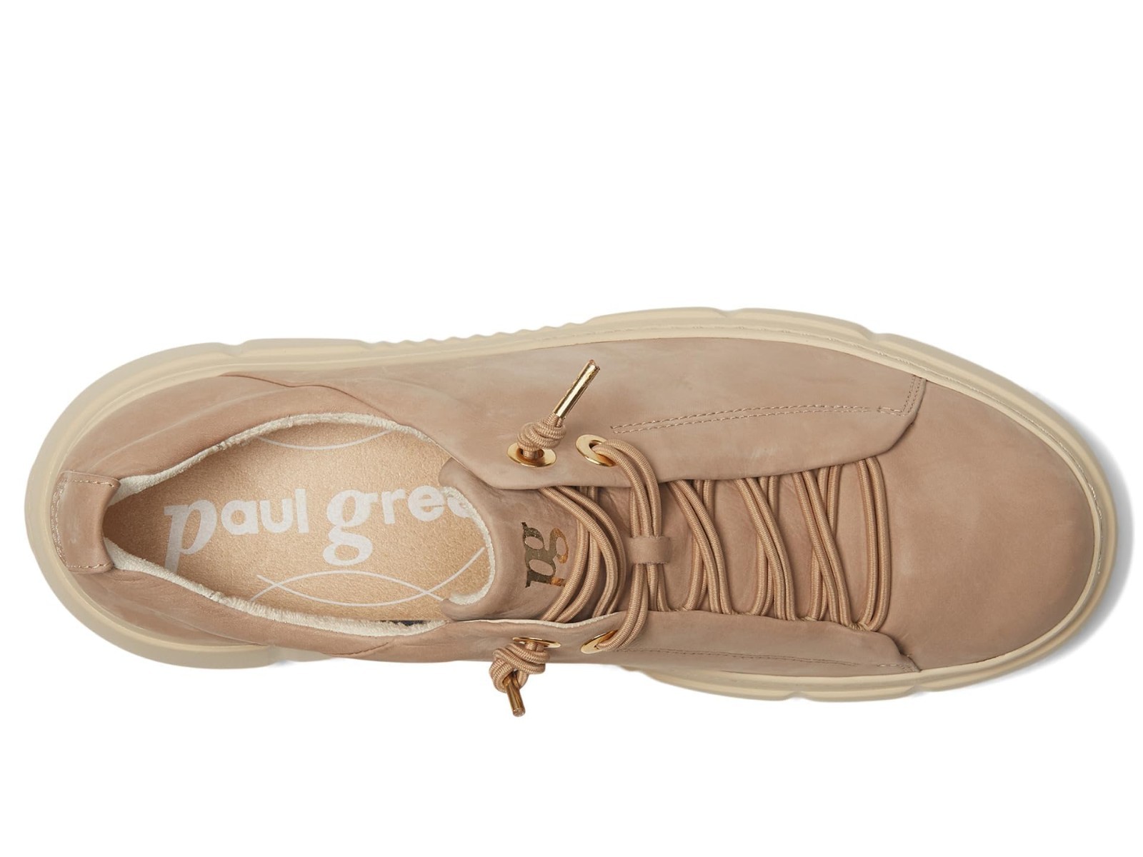 Paul Green Abbey Antelope Nubuk Platform Sneakers Women’s Size 7 Medium