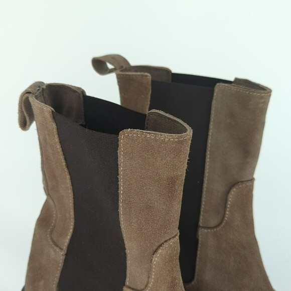 Emanuele Crasto Suede Chelsea Boots Brown 38/7.5 rustic bohemian moto hipster