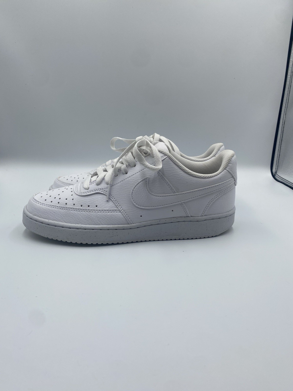 Nike Court Vision Lo NN White Lace-Up Ladies Size 9 Sneakers DH3158 100