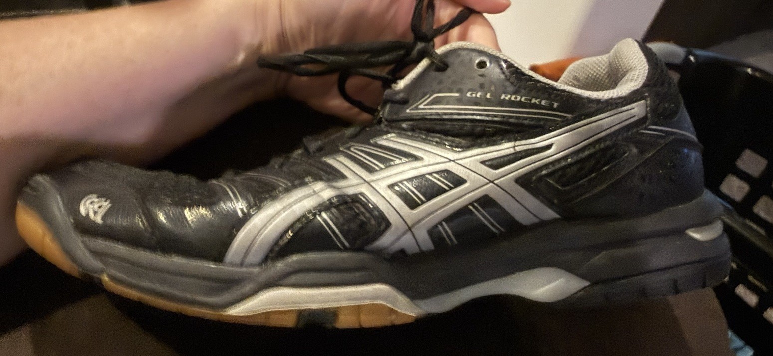 ASICS Gel Rocket 7 Black Womens Volleyball Shoes Size 11