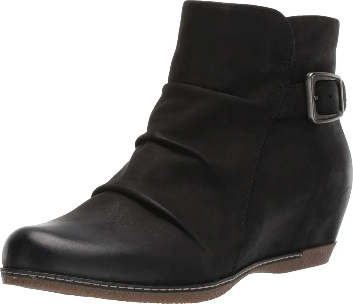 Dansko Lia Black Burnished Nubuck Leather Women’s Comfort Boot – EU 38