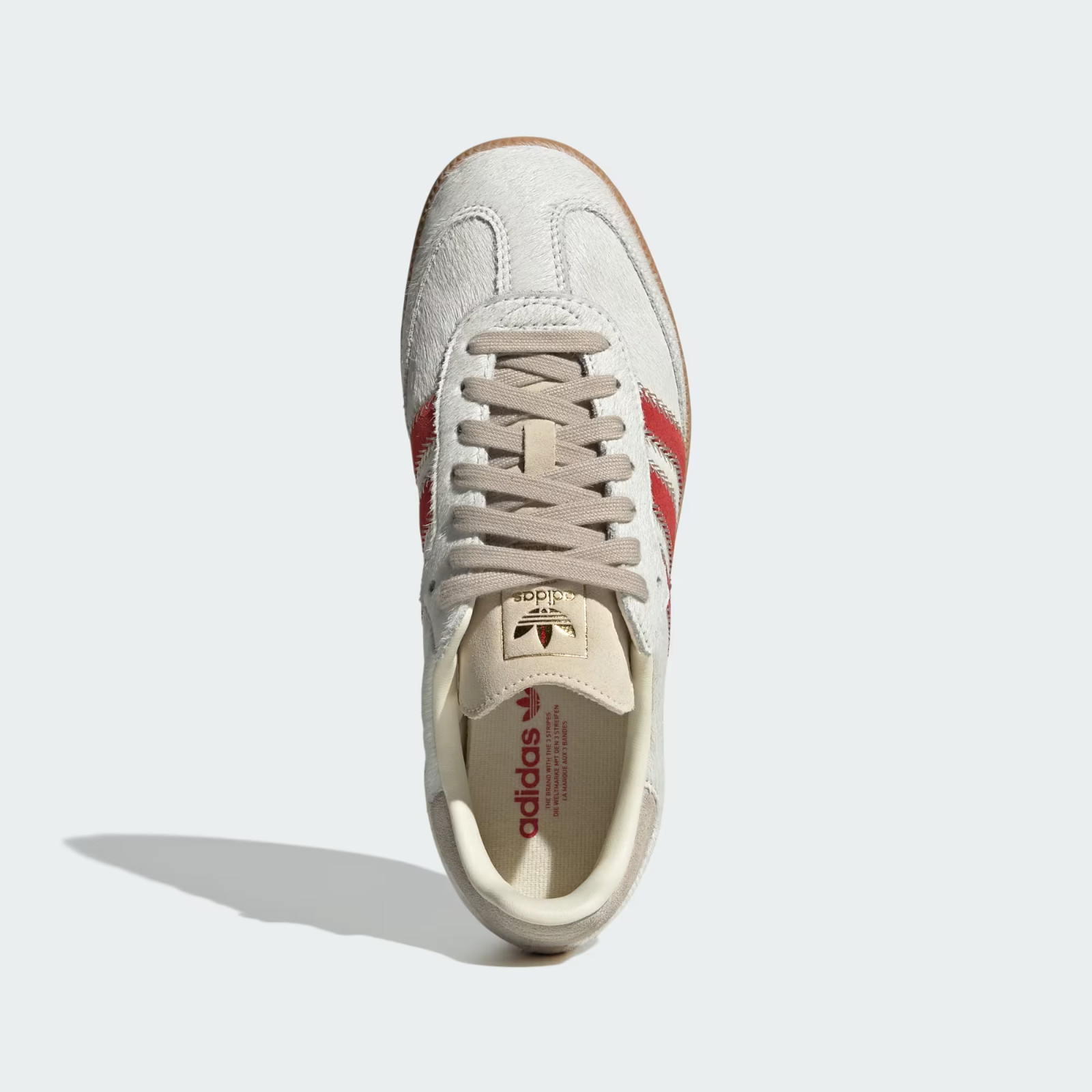 JS3935 adidas Originals Samba OG Wonder Beige Cream White Better Scarle (Women’s