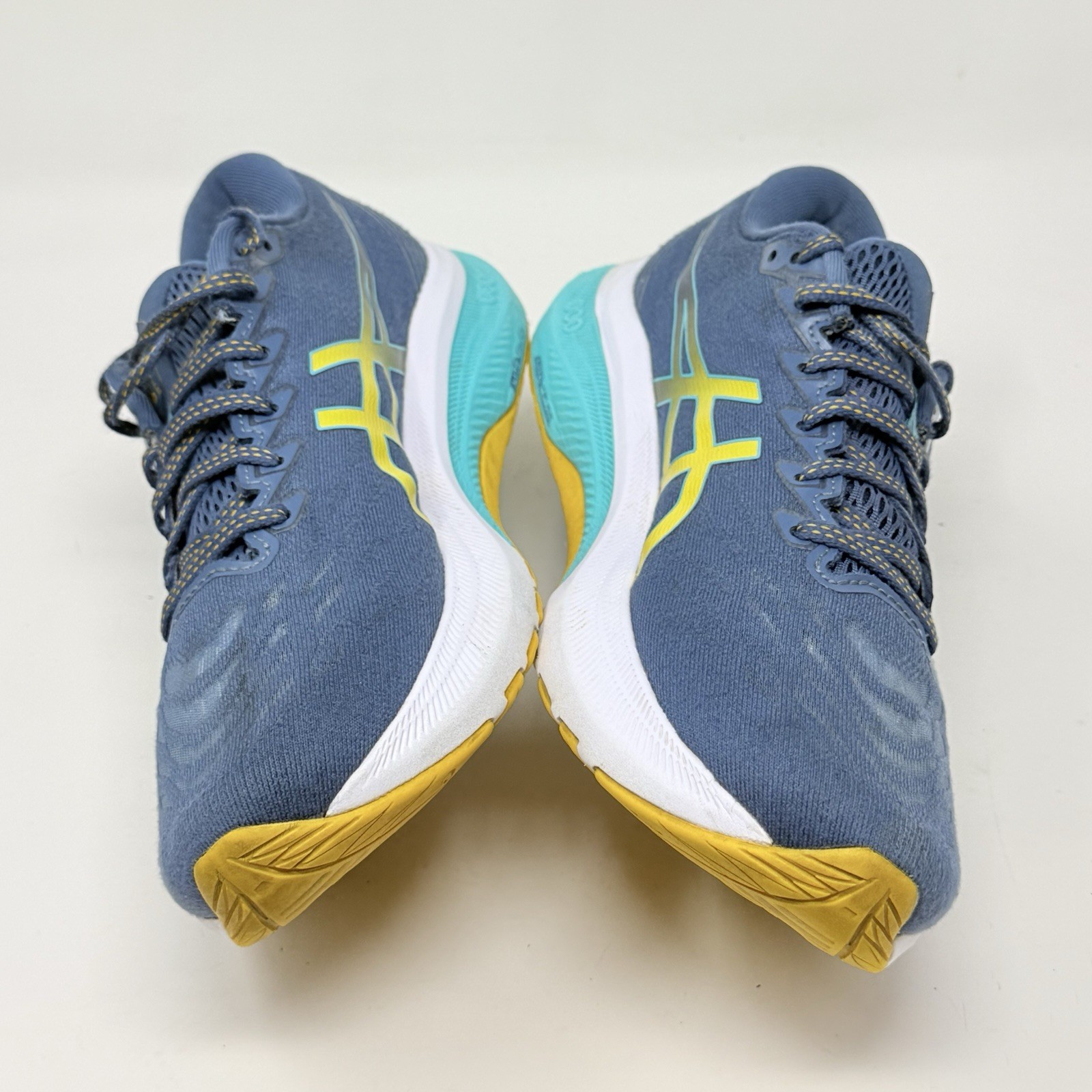 Asics GT-2000 11 Shoes Womens 10 Blue Yellow Mesh Running Sneakers Trainers