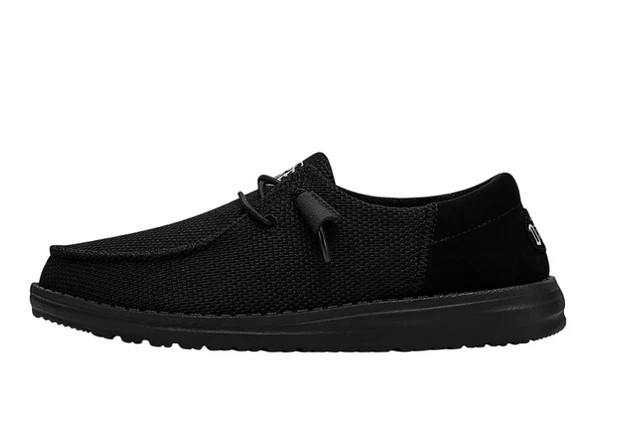 HEY DUDE Women’s Wendy Funk Mono Slip-On Shoes Black All SIze, New