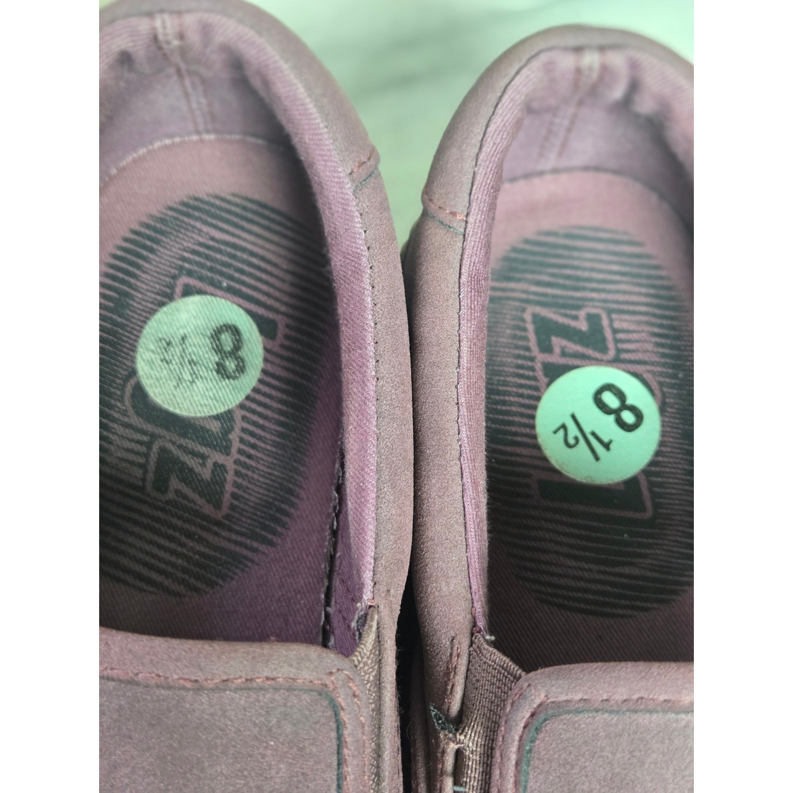 Lugz Womens Plum Purple Suede Like Slip On Platform Sneakers Size 8.5 Gorpcore