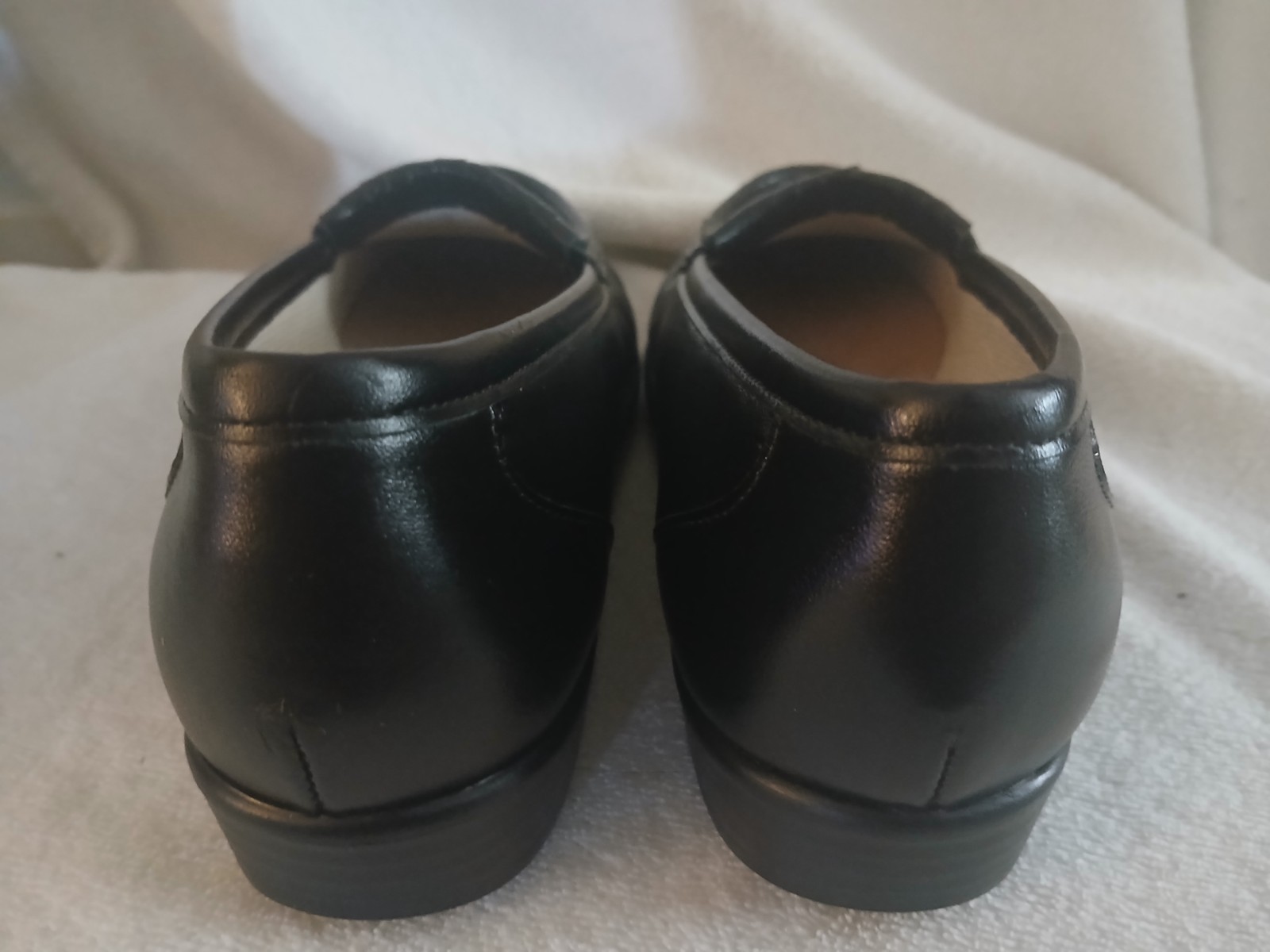 SAS Softie Black Leather Kiltie Tassel Loafers Women’s 8 S Slim Narrow NWOB