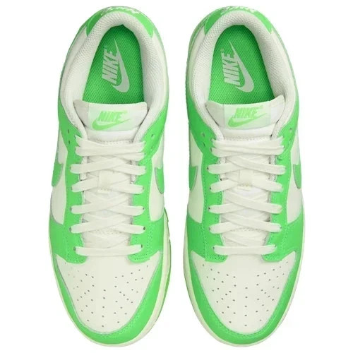 Nike Women Dunk Low Shoes Sneakers HV0842-133 Sail Green Strike White size 9