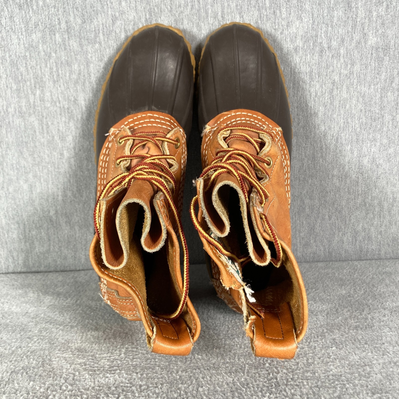 VTG LL BEAN Maine Hunting Shoe Boots Womens 6 N Tan Brown Bean Boots Waterproof